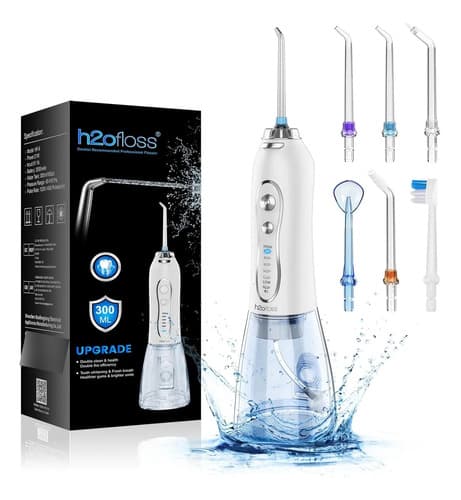 Irrigador Bucal H2ofloss HF-6 Blanco — imagen 1