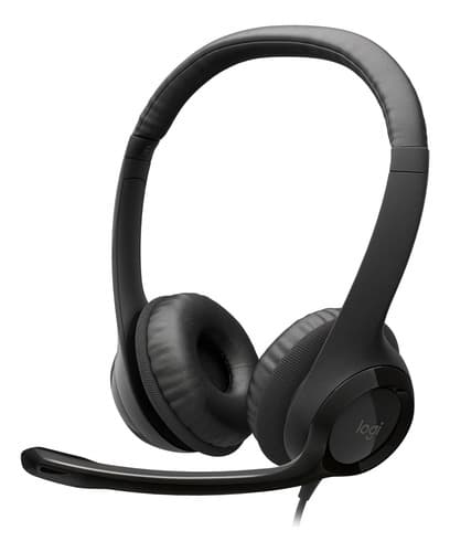 Diadema Logitech H390 Usb Negro Con