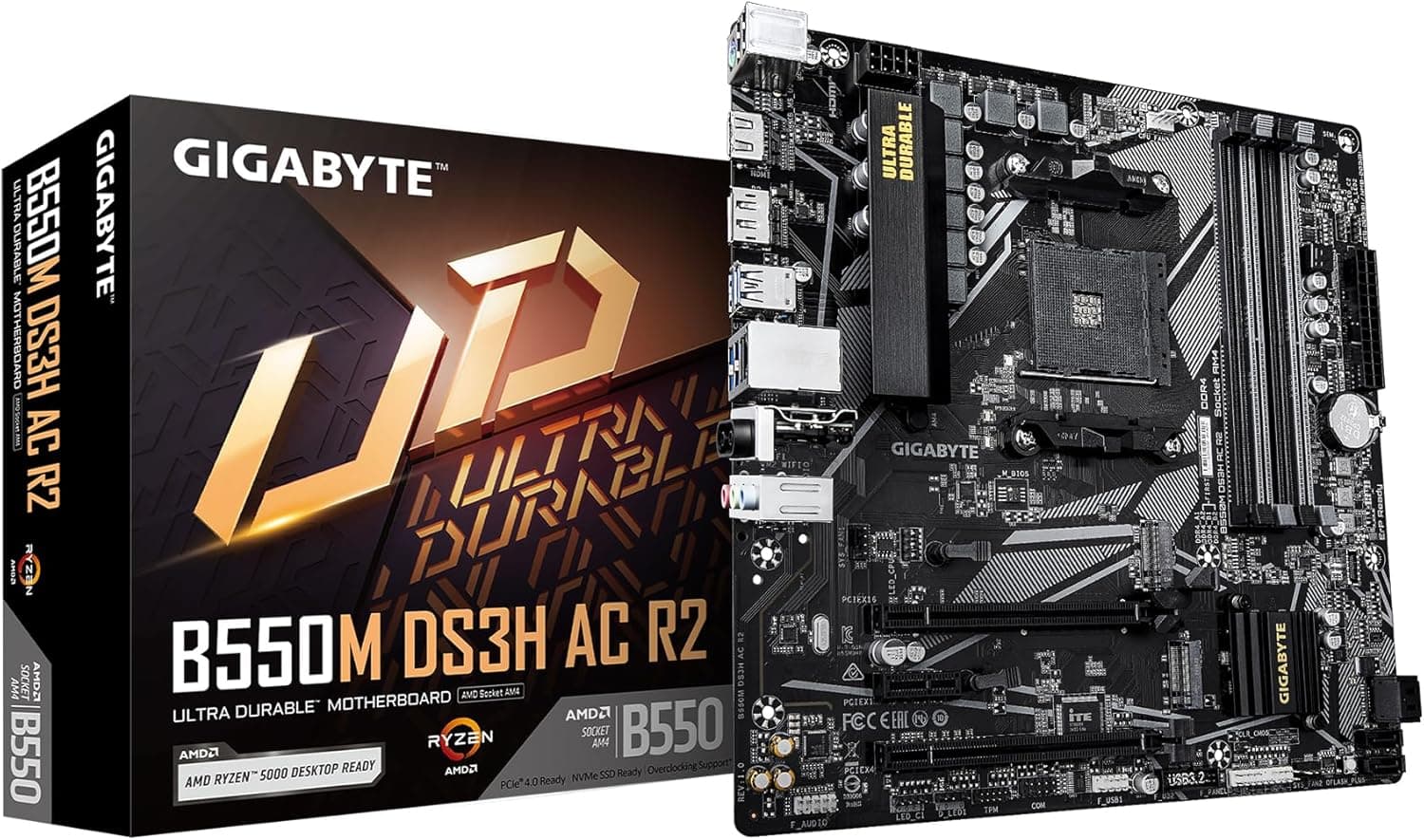 Tarjeta Madre Gigabyte B550m Ds3h Ac — imagen 1