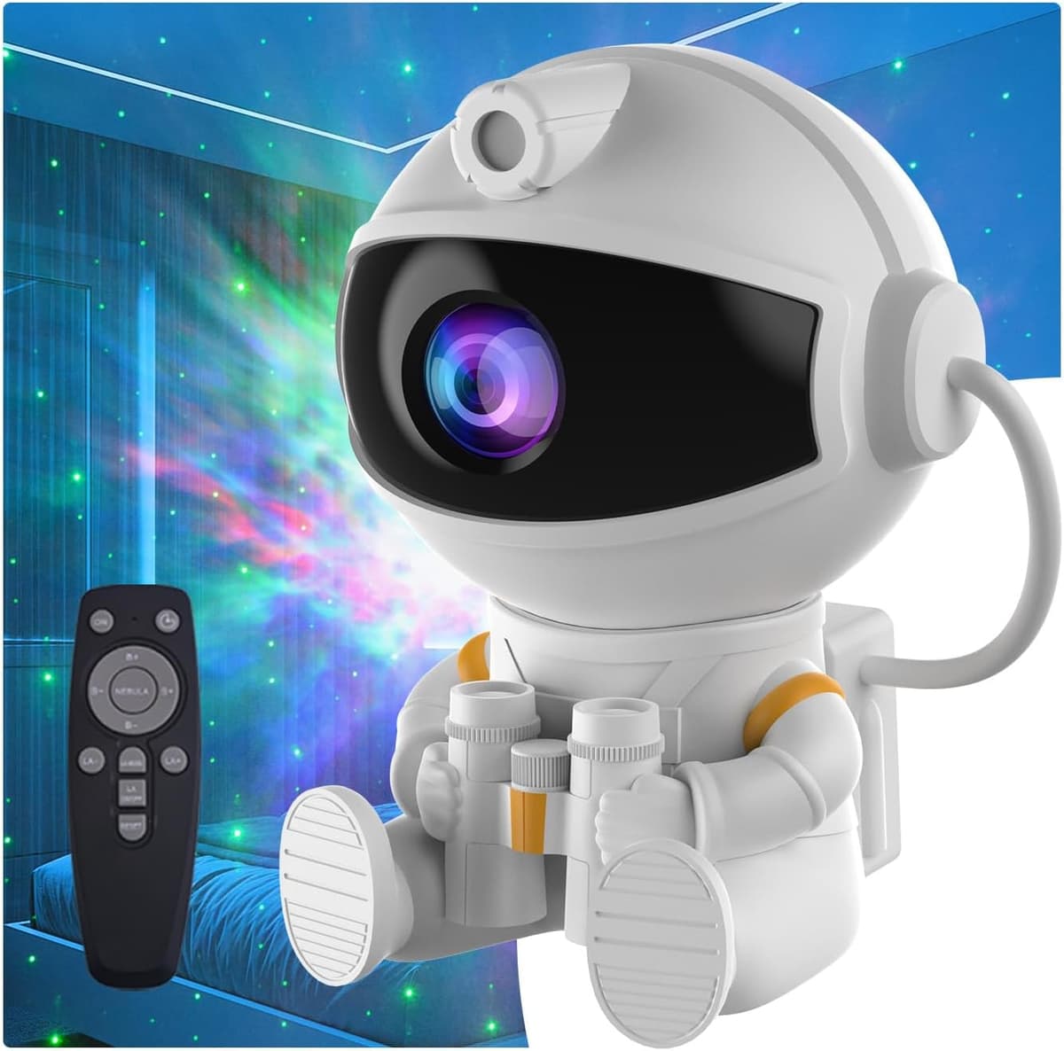 Proyector Galaxia Astronauta Luz Nocturna