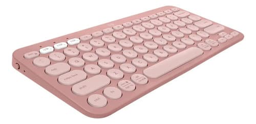 Logitech Pebble Keys 2 K380s Teclado Bluetooth Rosado — imagen 1