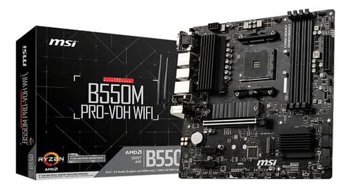 MSI B550M PRO-VDH WiFi Placa Base AM4 — imagen 1