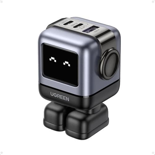 UGREEN Nexode Cargador USB-C 65W 3 Puertos Gris — imagen 1