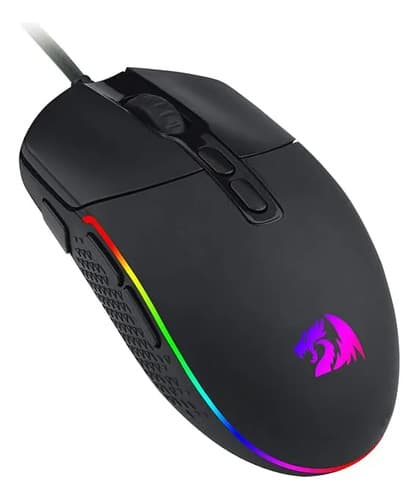 Redragon M719 Antonium Mouse Gamer Óptico RGB Negro