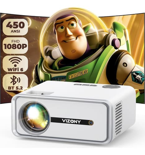 Proyector Vizony Dp04 Wifi Bluetooth 350