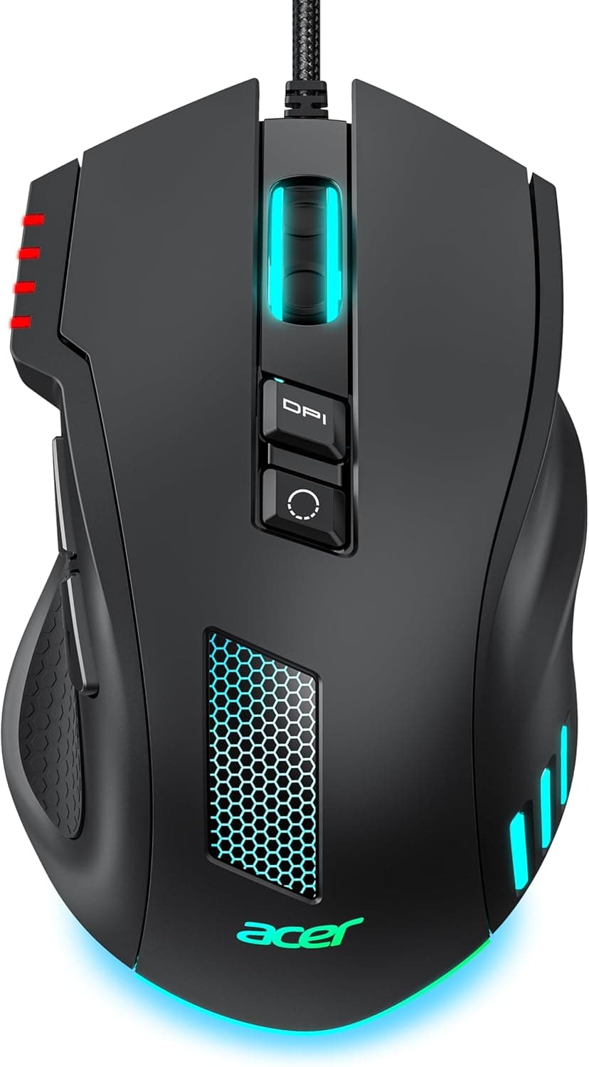 Mouse Acer Wired Gaming Mouse, 12,800 — imagen 1